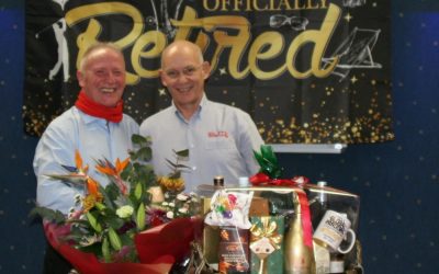 Brian Sneddon, Operations Director retires after 21 years at Elite