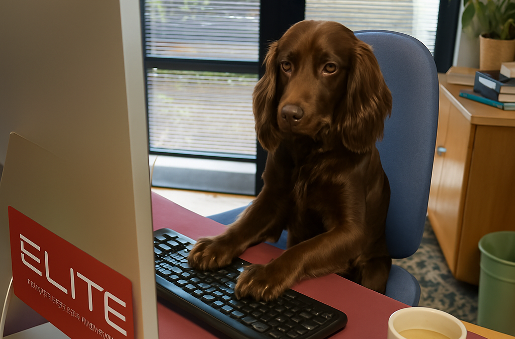 Meet Roc: Our Office Receptionist Extraordinaire (in Training)!